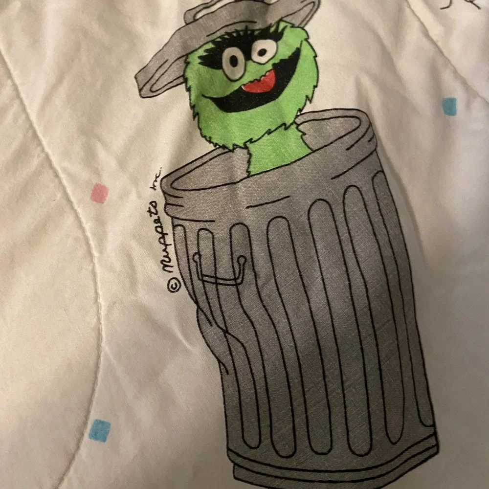Vintage Sesame Street Muppets comforter